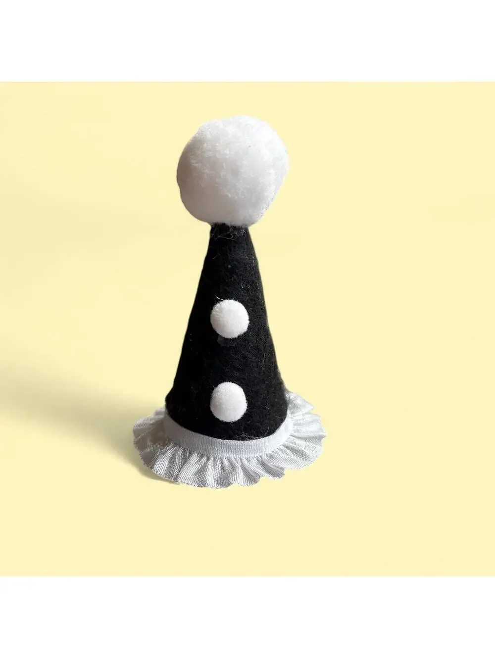HOMEMADE UPCYCLED MINI CLOWN HAT